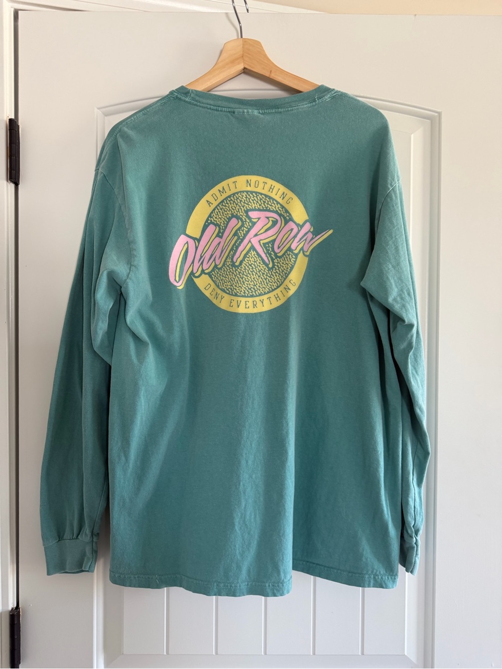 Comfort Colors Old Row Admit Nothing Deny Everything Long Sleeve T-shirt Large